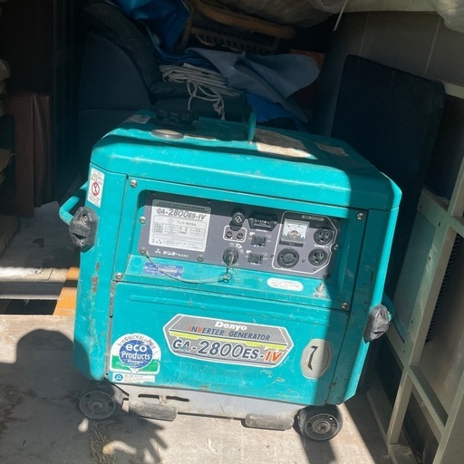 中古 デンヨー インバーター発電機 G A-2800ES-IV