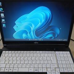 富士通ノートパソコンWindows 11Pro美品