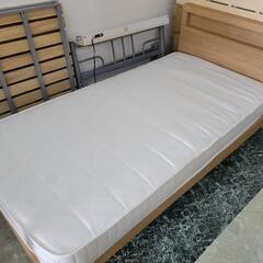 【SALE】シングルベット　マットレス付き　中古　リサイクルショップ宮崎屋住吉店24.9.19の画像