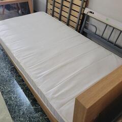 【SALE】シングルベット　マットレス付き　中古　リサイクルショップ宮崎屋住吉店24.9.19の画像
