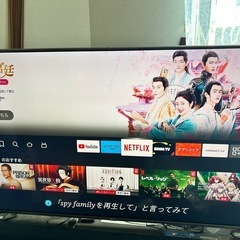 55V型テレビ　2018年製LG 早目の引き取りを