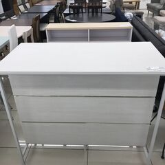 ★ジモティ割あり★  キッチンカウンター ホワイト H100.5...