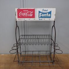 ヴィンテージ　コカコーラ　プラスティック　ラック　シェルフ　棚　什器　雰囲気抜群 ヴィンテージ コカコーラ プラスティック ラック シェルフ 棚 什器