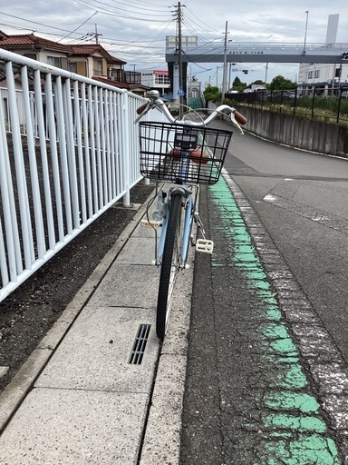 【中古自転車】　ブリジストン  22インチ　(水色)