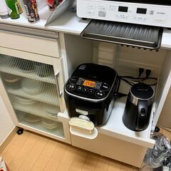 【価格3,800円に下げました】キッチンカウンター・キッチンワゴ...