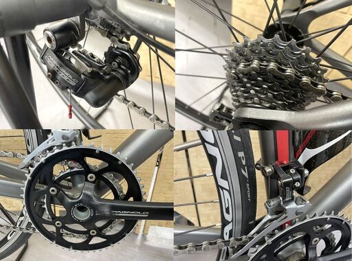 DE ROSA TEAM08 ロードバイク 520mm カンパニョーロ ベローチェ 2×10 デローザ チーム 700×24C 自転車 札幌市手稲区