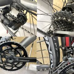 DE ROSA TEAM08 ロードバイク 520mm カンパニョーロ ベローチェ 2×10 デローザ チーム 700×24C 自転車 札幌市手稲区の画像