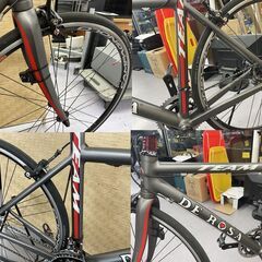 DE ROSA TEAM08 ロードバイク 520mm カンパニョーロ ベローチェ 2×10 デローザ チーム 700×24C 自転車 札幌市手稲区の画像