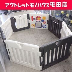 日本育児 ベビーサークル 生後6ヶ月～3歳半ころ パネル8枚 ベ...