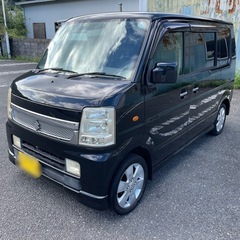 全込！スズキ　エブリィワゴン　片側パワスラ！　Bluetooth 