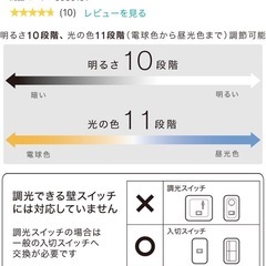 4灯 LED シーリングライト 美品の画像