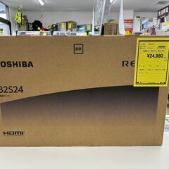 ジモティ来店特価!!　液晶テレビ　東芝　32S24　2024　　　J-0956