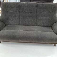★ジモティ割あり★  ソファー　プリンス　3人用 ブラウン W171×D73×H96 クリーニング済み TC4947