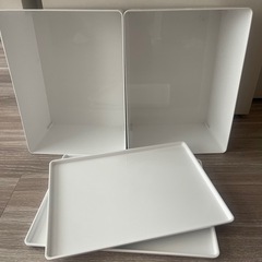 IKEA 収納ボックス　白　KUGGIS 