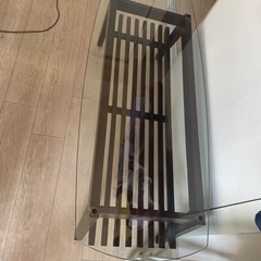 ガラス　コーヒーテーブルの画像