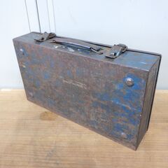 昭和 レトロ アンティーク ヴィンテージ TOOL BOX アイアン ツールボックスの画像