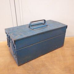 昭和 レトロ アンティーク ヴィンテージ ツールボックス 工具箱の画像