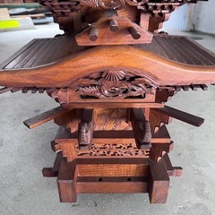 だんじりオブジェ手作りの画像