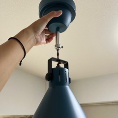 ペンダントライト　　ブルー