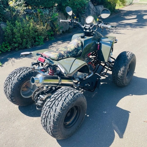 フルサイズのカスタム４輪バギー　実動　ミニカー登録可能書類有り　１１０ｃｃ　ATV　四輪バギー　中華バギー　台湾バギー 動画有りフルLED四輪バギーミニカー登録
