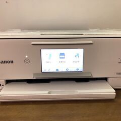 【動作OK】印刷枚数わずか900枚！！　Canon　キャノン　A4インクジェットプリンタ　TS8030　白の画像