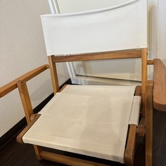 【木製 ローチェア 2脚】キャンプ ロースタイル 
アウトドアの画像