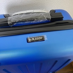 (新品未使用)。20インチ ユニセックス カジュアル ミニマリスト パールブルーカラー ハードシェルスーツケースの画像