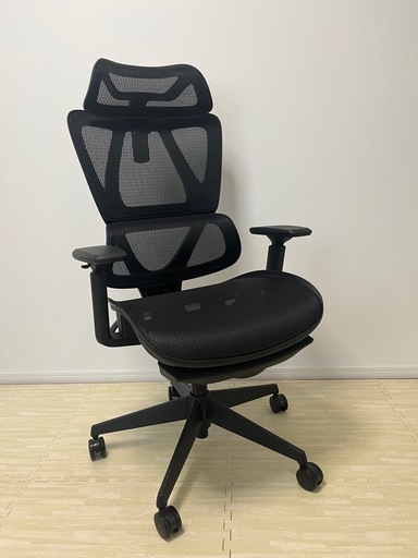 ニトリ　オフィスチェア　（OC707 エラストマーメッシュ　BK）