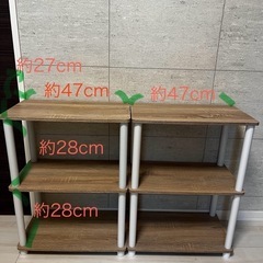 【中古】ラック2個セットの画像