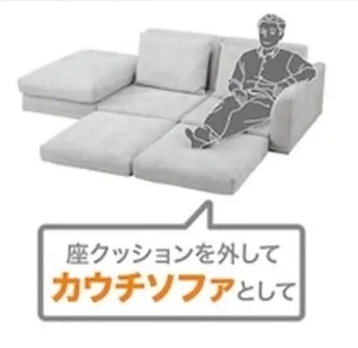【お取引中】ニトリ2人掛けソファ