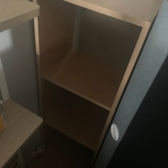 3段ボックス(木製)