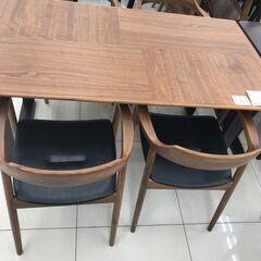 ☆ジモティ割あり☆ 関家具 ダイニイグテーブルセット ダークブラウン