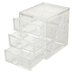 新品未開封*総額2,980-*ニトリ*アクリル小物ケース×２個の画像