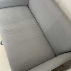 収納つき二人がけソファ ※直近購入品の画像
