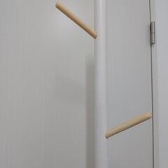 （決まりました）木製コート、帽子、バック掛けの画像