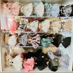 『fitafita』ハンドメイド リボンシュシュ＆バレッタ 27...