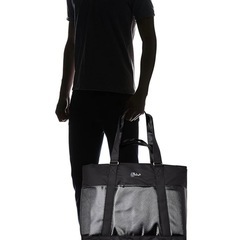 新品未使用 大きいサイズ【トートバッグ】抗菌 シューズ収納 旅行バッグ ゴルフバッグ 黒の画像