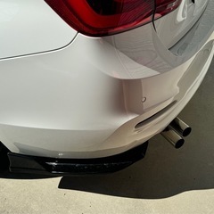 bmw f30後期LCI用　リアディフューザー サイドディフュー...