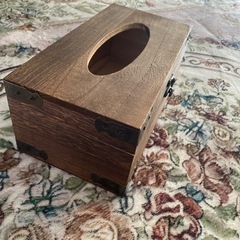 ティッシュケース　インテリア　アンティークの画像