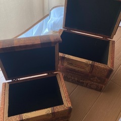収納ボックス　インテリア　アンティークの画像