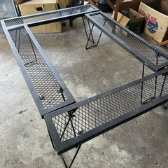 キャンプテーブル　焚き火bbq