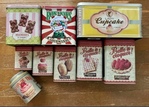 レトロ　キャンディー缶　お纏め売り