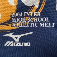 Mizuno 2004年インターハイアスリートミート Tシャツ ネイビーの画像