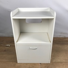 126 キッチン収納 棚 ラック レンジ台 白