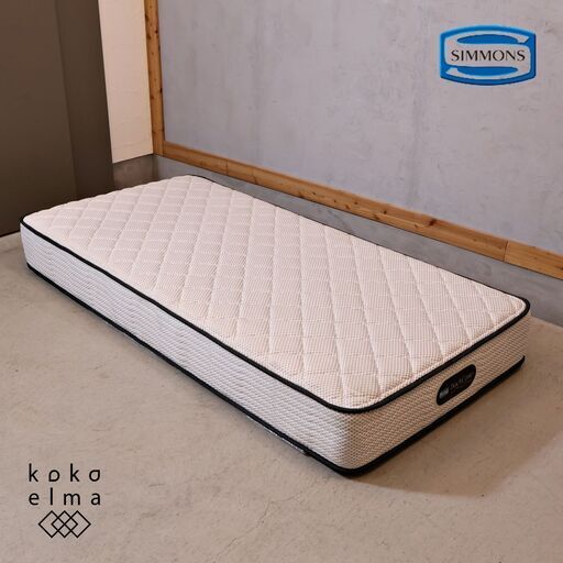 SIMMONS(シモンズ)社よりBackCare(バックケア) シングルマットレスです。程よい硬さとクッション性で自然な体勢を維持できる様に体を優しくサポートする高級ホテルのような贅沢をご自宅にて♪