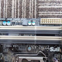 マザーボード　Z77H2-A3　CPUクーラー　ジャンクの画像