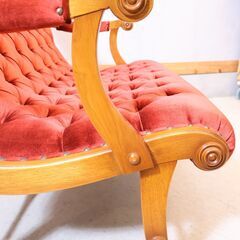 横浜クラシック家具 Daniel(ダニエル)のブーツ ラブシートです。樺桜材