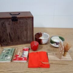茶道具 茶碗 建水 棗 帛紗 茶筌 茶さじ 懐紙 セット