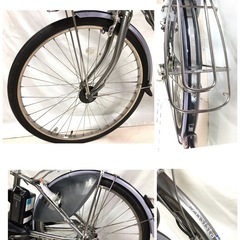 ブリヂストン　BRIDGESTONE  アシスタ　電動アシスト自転車　24インチ　シルバー　の画像