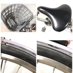 ブリヂストン　BRIDGESTONE  アシスタ　電動アシスト自転車　24インチ　シルバー　の画像